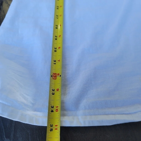 SWIM SYSTEMS 3/4 Sleeve Cover Up DRESS V-Neck Tie White Cotton Beaded Size L - Picture 12 of 13